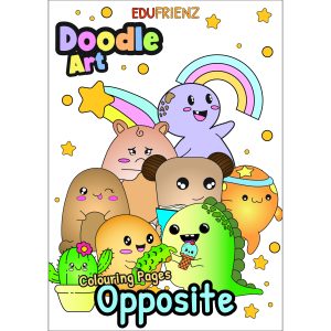 Doodle Coloring Pages– Opposite - Digital Printable