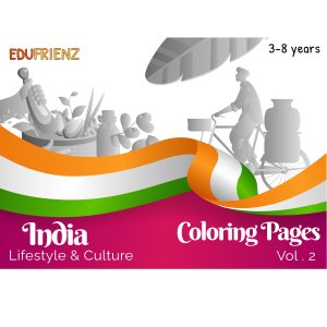 Places of Interest India Coloring Pages (Vol 2) - Digital Printable