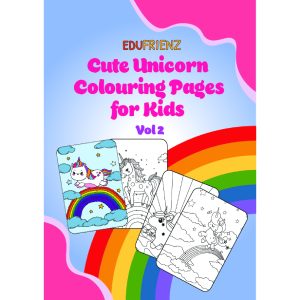 Unicorn Kids Colouring Worksheets