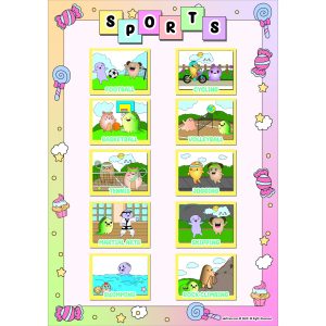 Doodle Learning Sports Posters