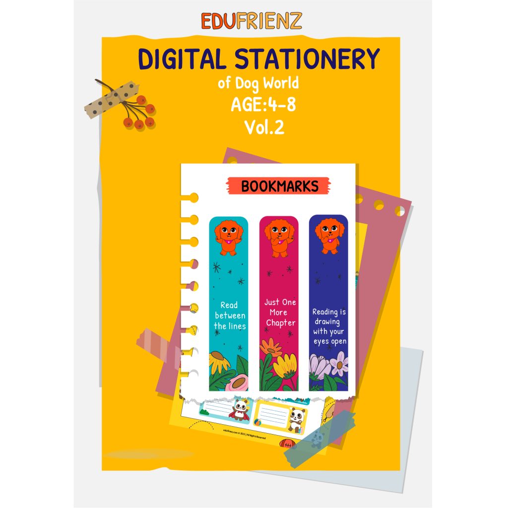 Children Stationery Worksheets - Digital Stationery Dog Volume 2 ...