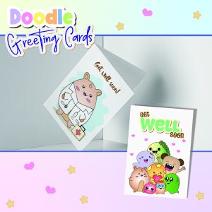 Printable Doodle Greeting Card