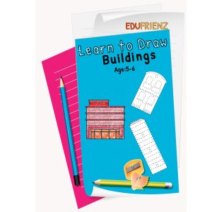 Children Drawing Worksheets - Learn to Draw Building Digital Printable