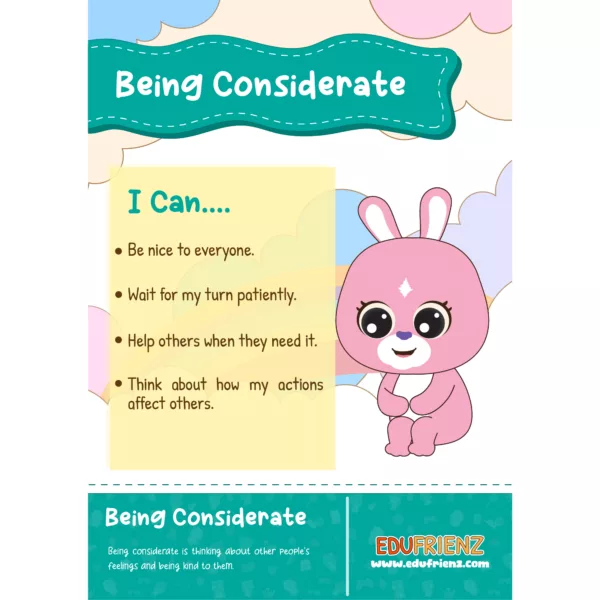 SEL Being Considerate Poster